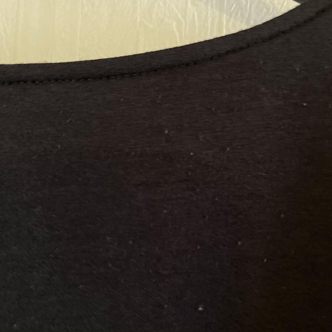 M’S GRACY ジャンパースカート 黒38 フレア リボン 上品