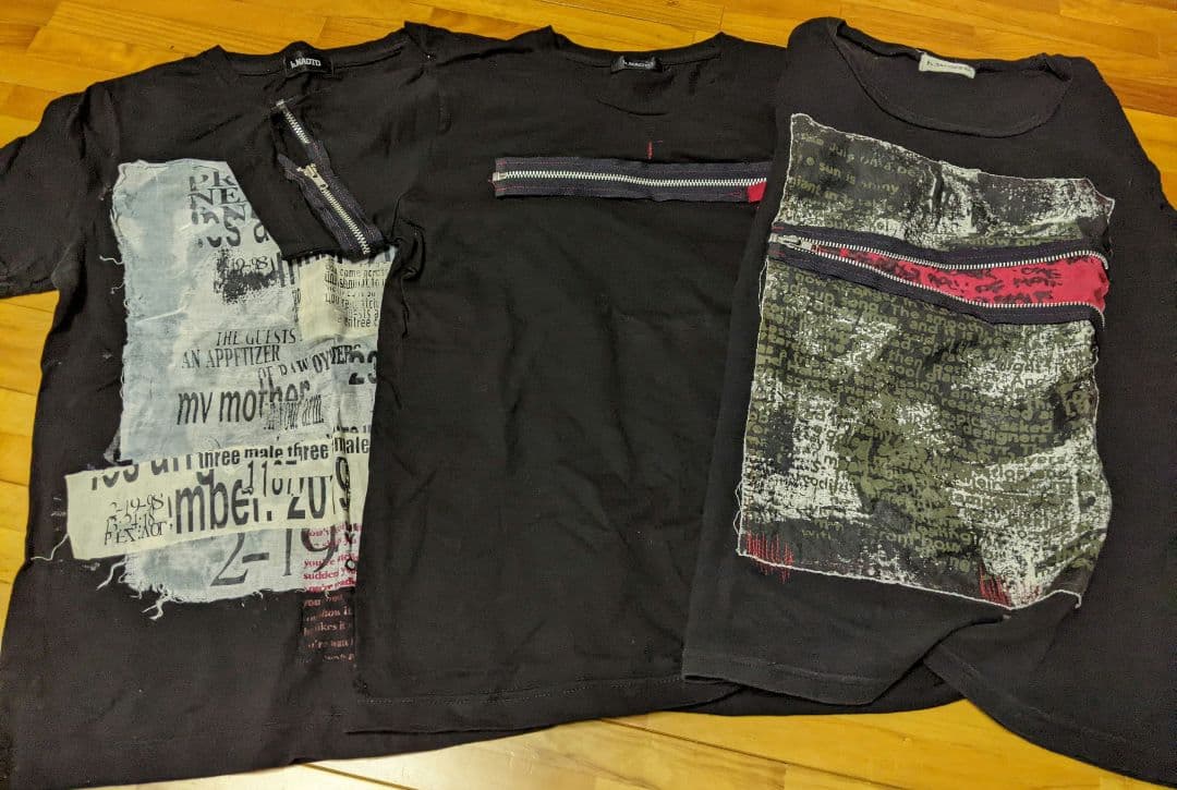 h.naoto Tシャツ　3点 y2K