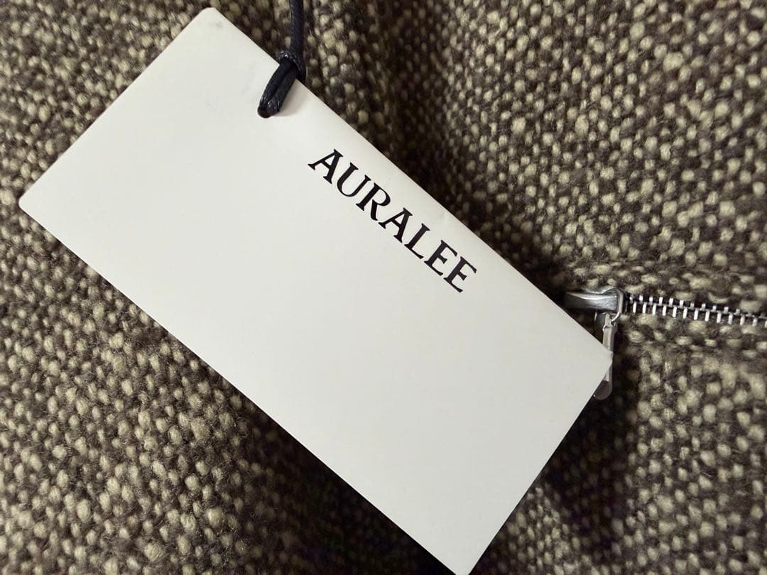 AURALEE SPUN TWEED ZIP BLOUSON サイズ4
