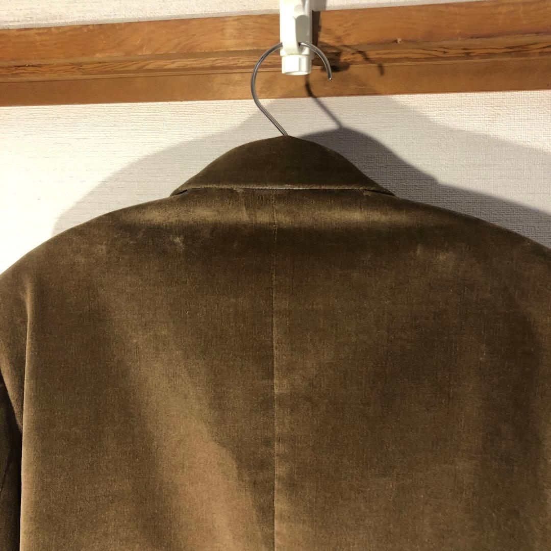 希少 A.P.C. ベロア テーラードジャケット ブラウン フランス製