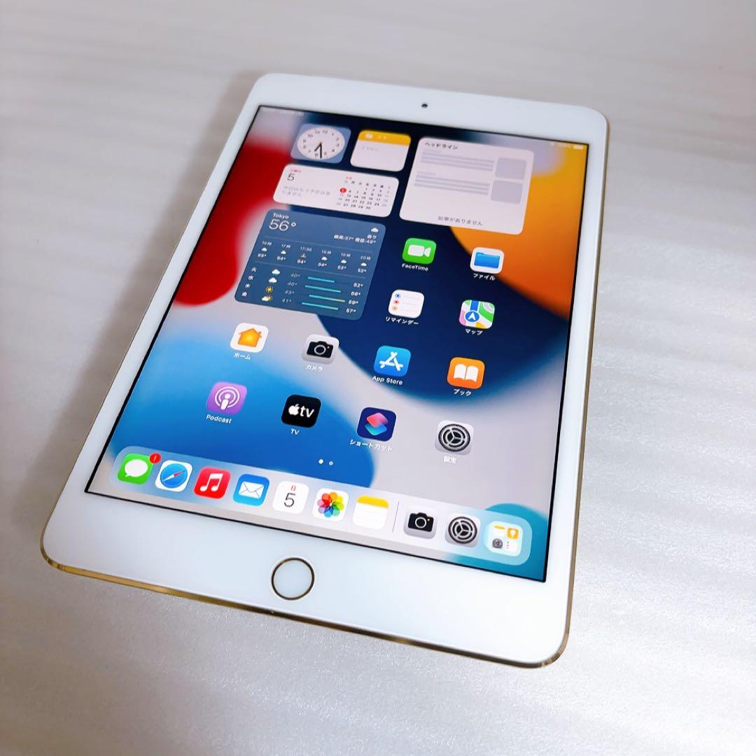 即日発送！ipad mini4 128GB【SIMフリー【バッテリー90%