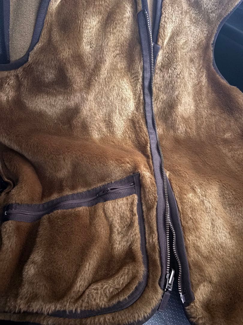 Barbour ライナーリバーシブルベスト　レジ　サイズ40 ブラウン