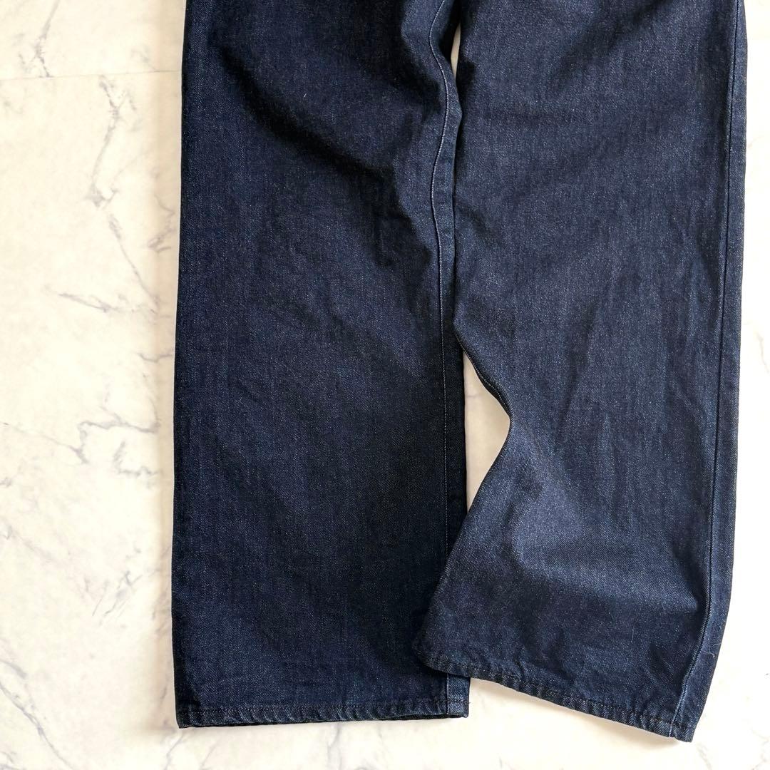 美品 ウィムガゼット ポケットデニムパンツ インディコ36