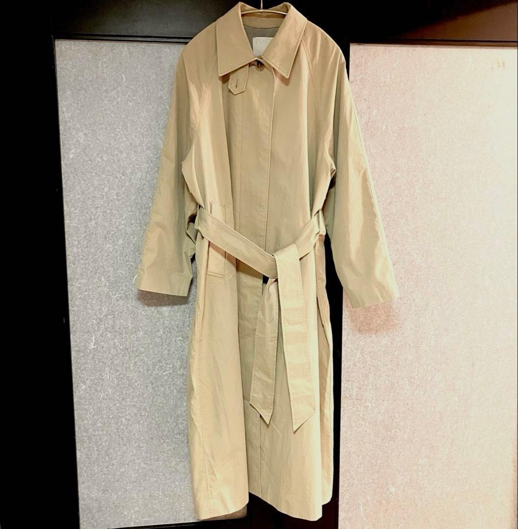 【美品】2024 Plage SOUTIEN COLLAR コート　トレンチ38