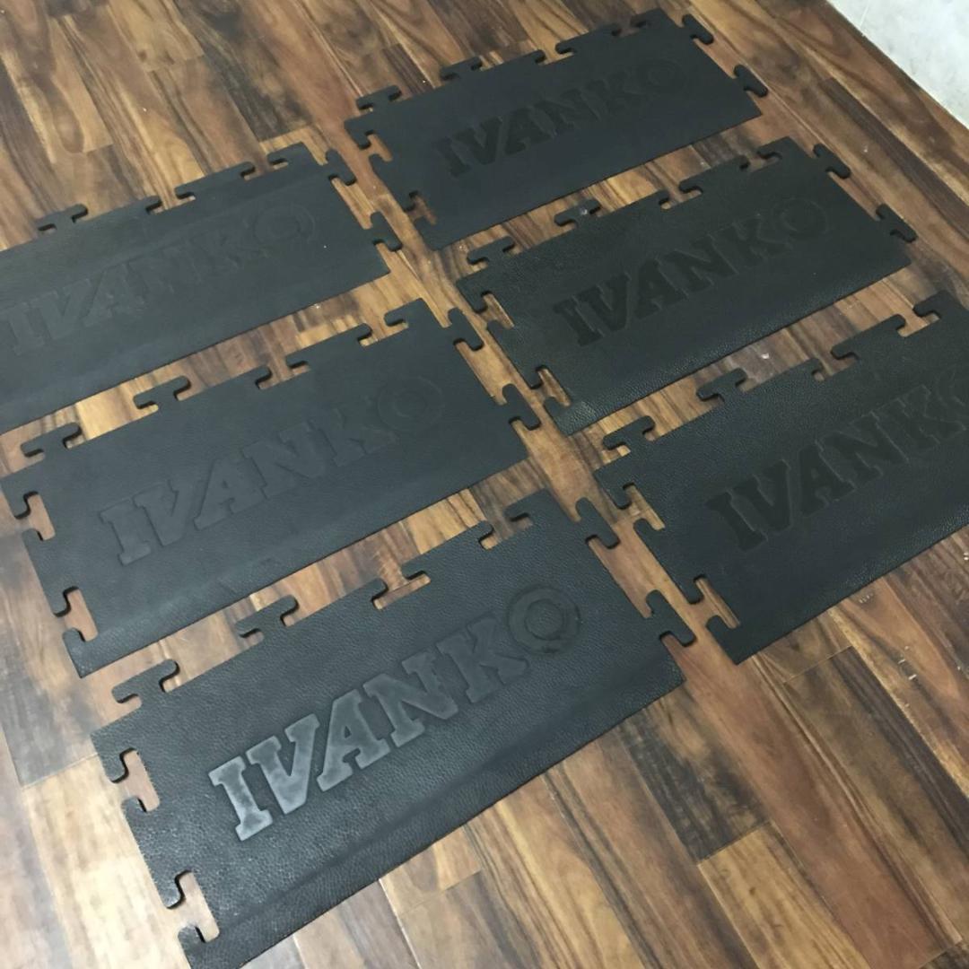 売り切り価格！ivanko イヴァンコ ラバー マット 16枚 インターロック式