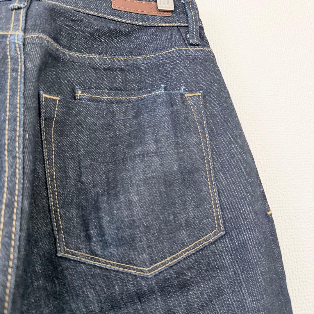 YANUK セミフレアデニム 25ハイウエスト ワンウォッシュ美品 日本製