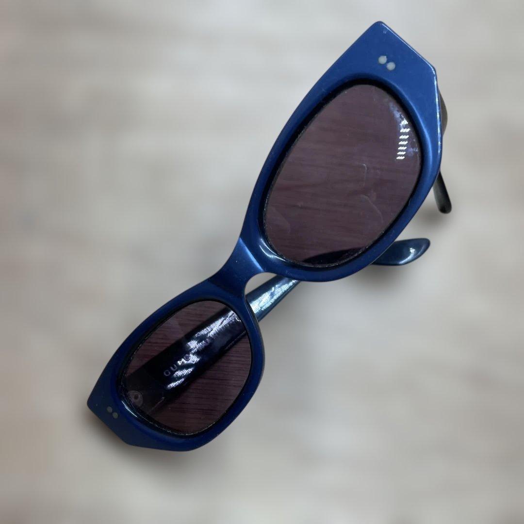 GUCCI ブルー キャットアイ サングラス