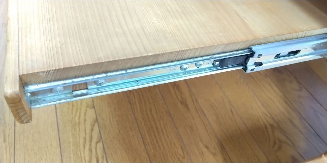 【値下げ】ヒノキクラフト デスクトップPC用 木製 檜 パソコンデスク