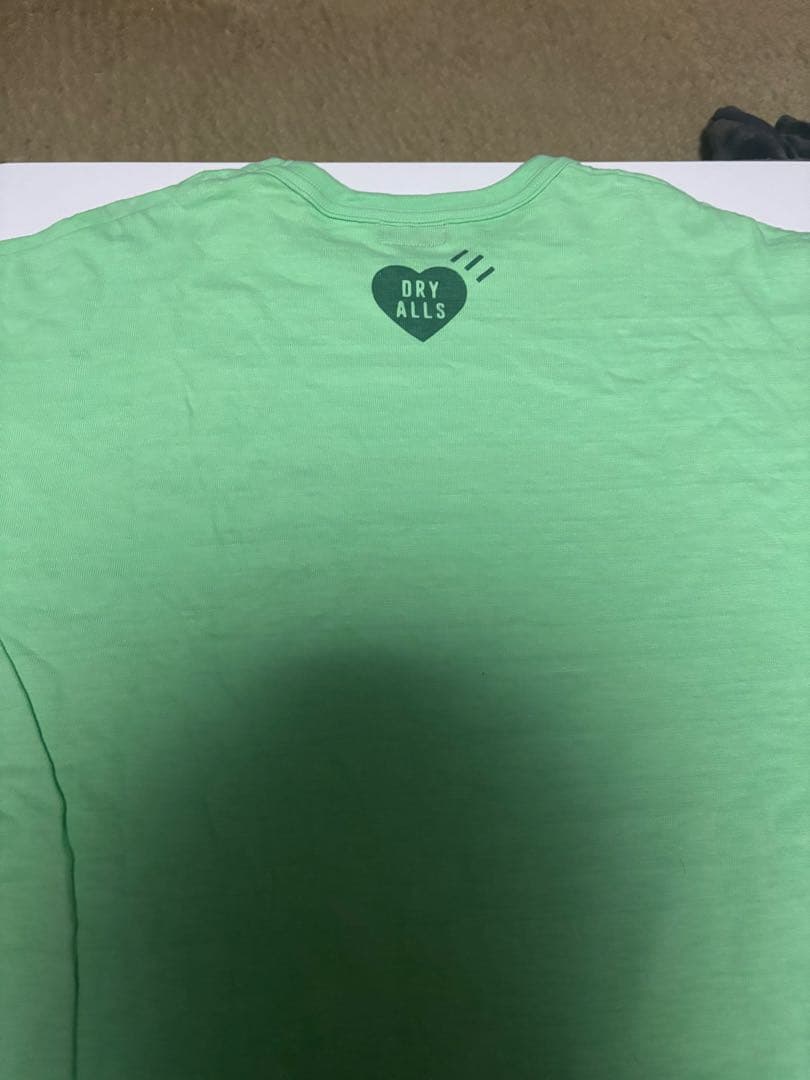HUMAN MADE ハートロゴ Tシャツ ライトグリーン