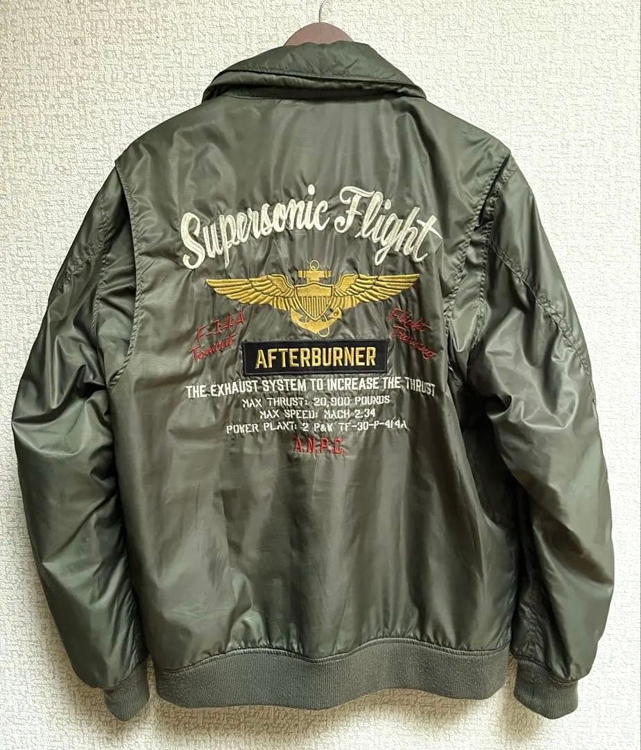 AVIREX フライトジャケット　CWU-36 トップガン　 2XL オリーブ