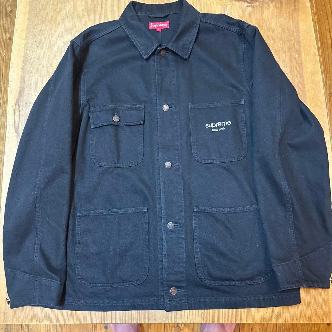 た*よ様 supreme シュプリーム　カバーオール　黒Ｌサイズ