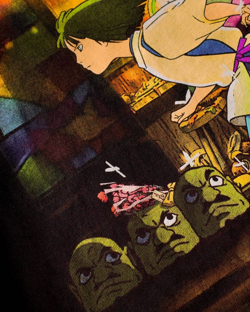 千と千尋の神隠し ジブリ 宮崎駿 Tシャツ Spirited Away XXL