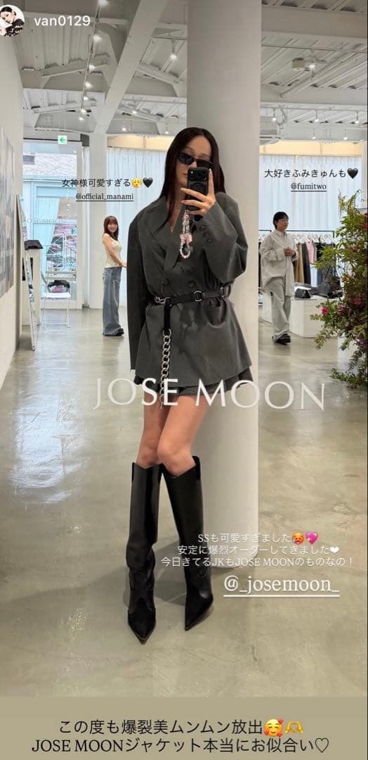 人気✨JOSEMOON OVER SILHOUETTE JACKET
