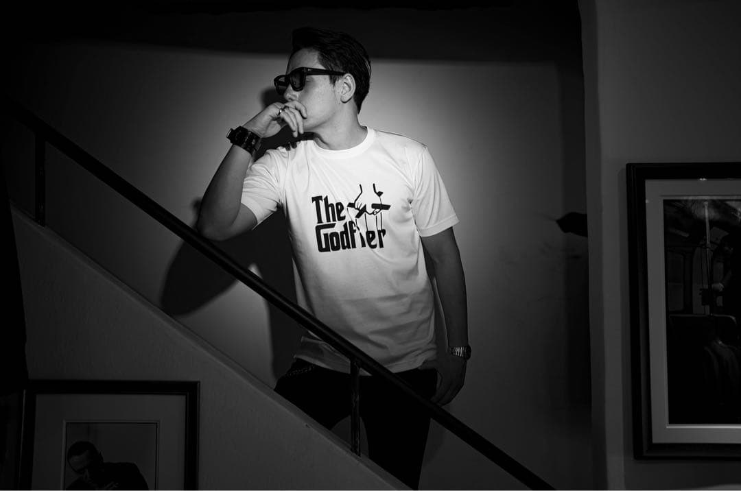 The God FIXER プリント Tシャツ WHITE ホワイト L 千場
