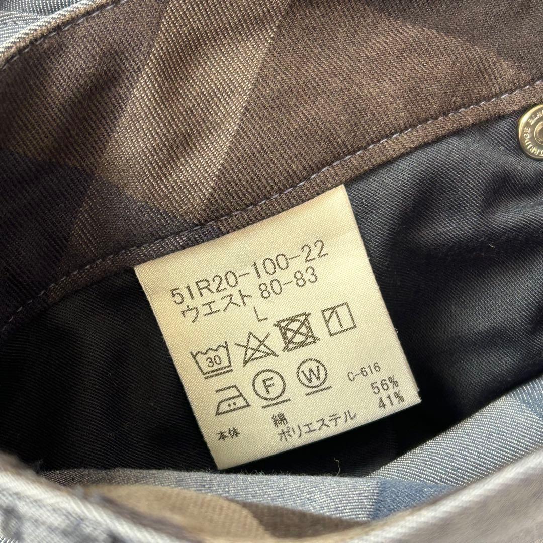 ブラックレーベル クレストブリッジ パンツ L チェック