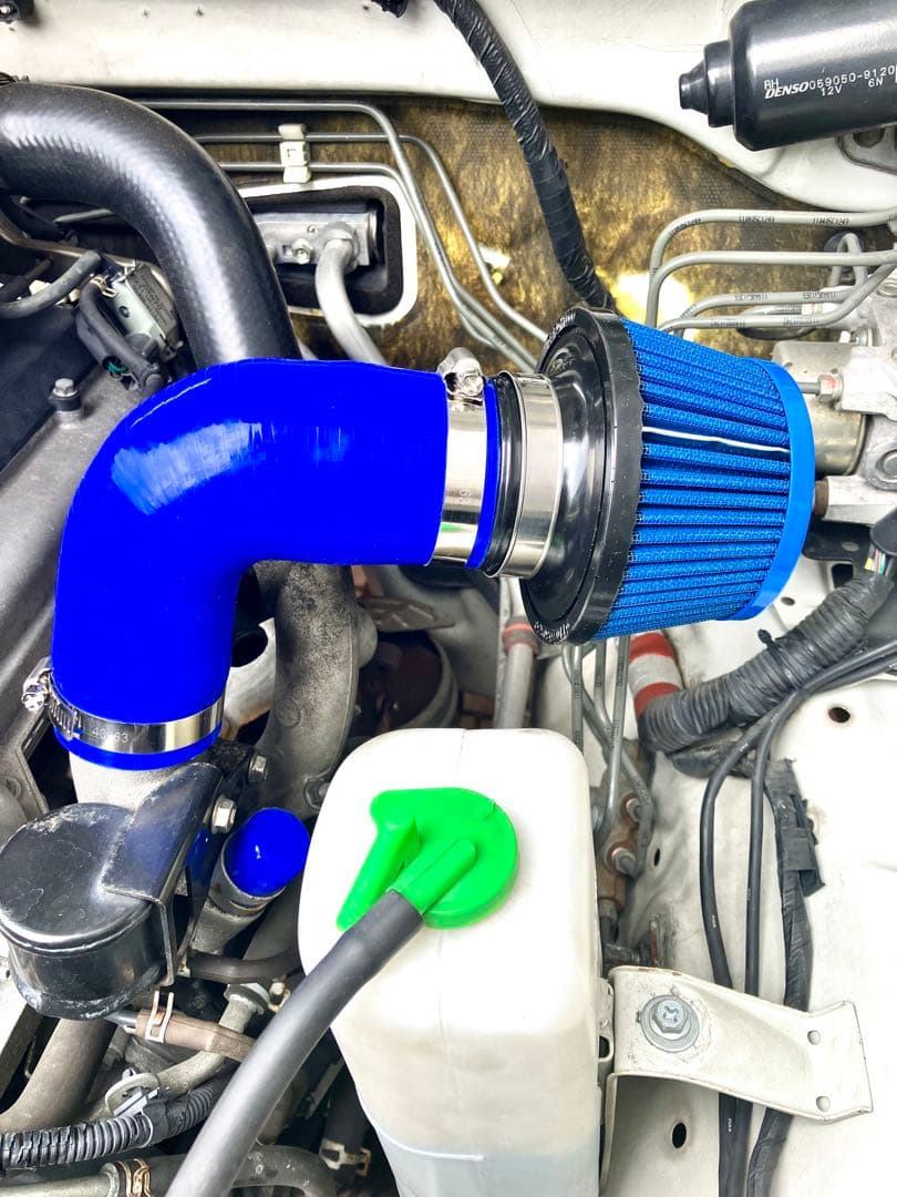 ジムニーJB23W ハイレスポンスパワークリーナー シリコン製メクラキャップ付