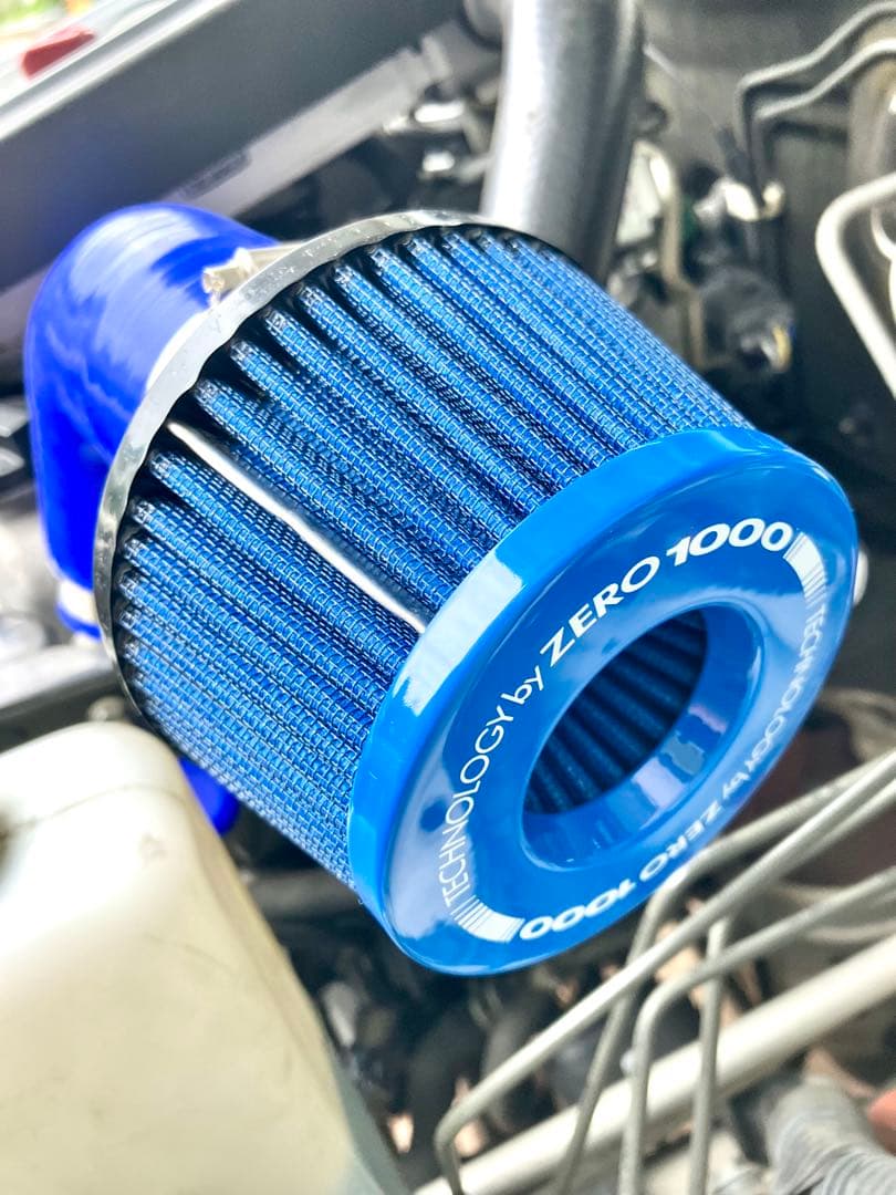 ジムニーJB23W ハイレスポンスパワークリーナー シリコン製メクラキャップ付