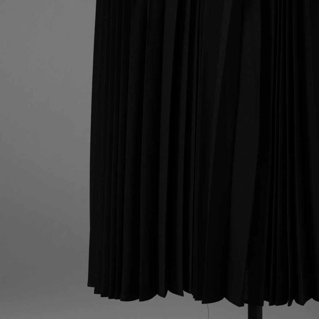 sacai サカイ/ 21SS / 異素材ドッキング プリーツスカート ロング
