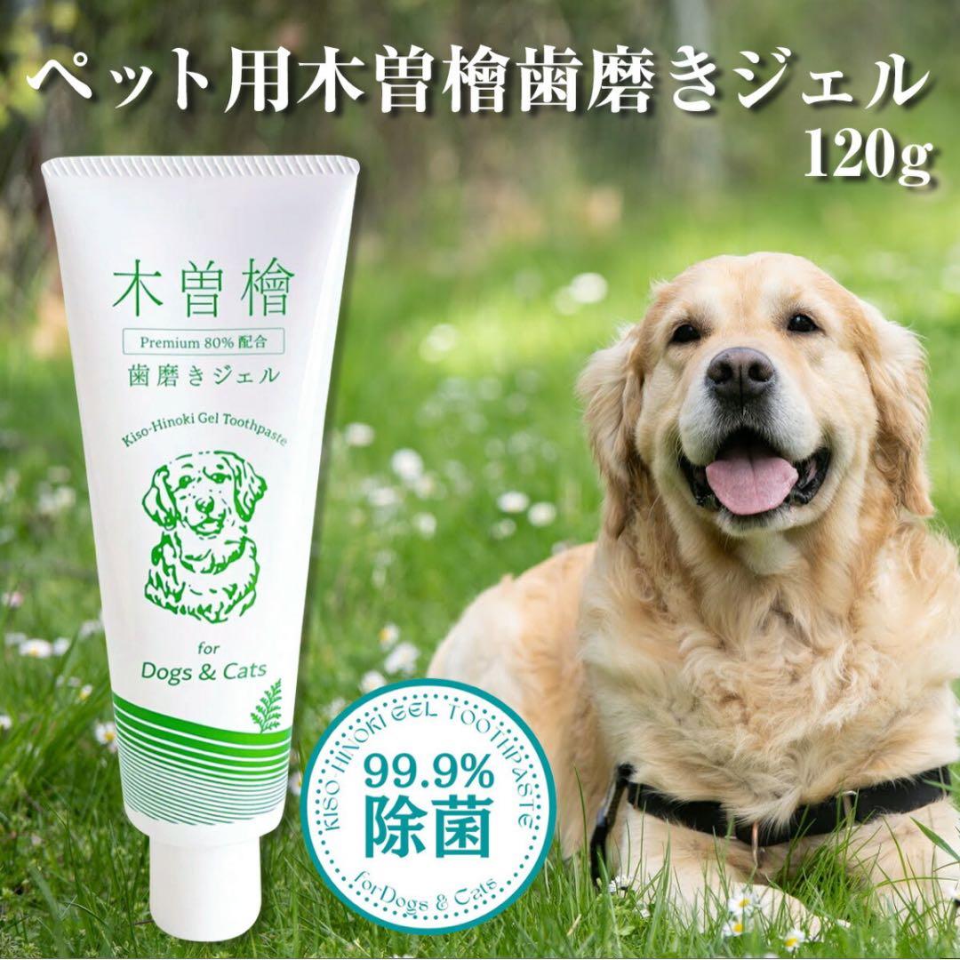 木曽檜歯磨きジェル ペット用 120g