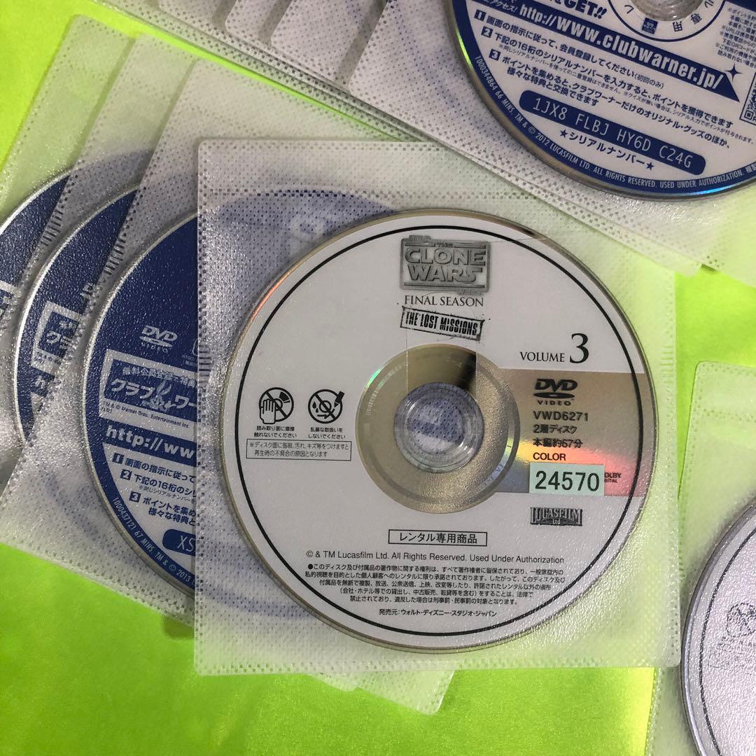 スターウォーズ　クローンウォーズ　DVD全巻セット　34枚組　スターウォーズ