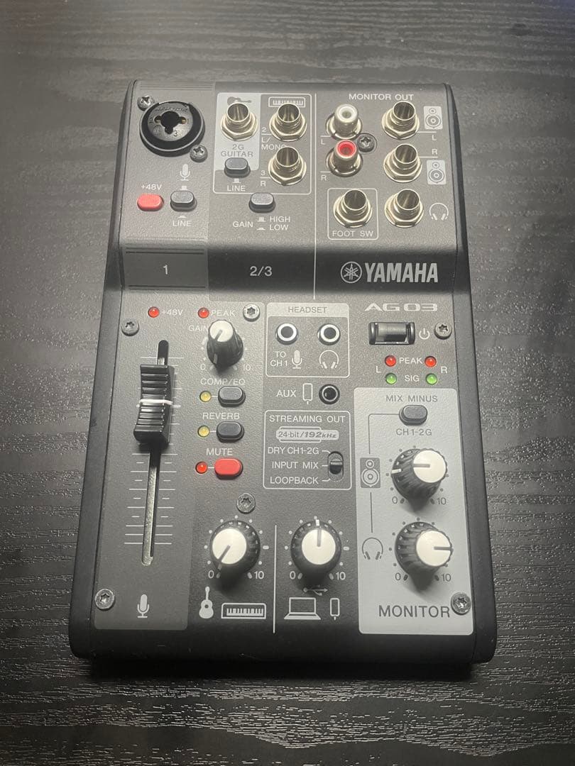 DJ機材 YAMAHA AG03