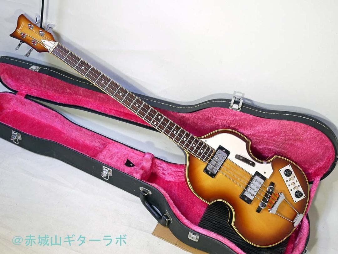Greco バイオリンBASS VB360 1976年製☆専用ハードケース付