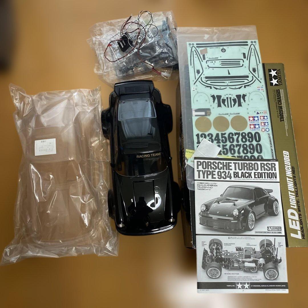 タミヤ RC ポルシェターボRSR TYPE934ブラックエディション 1/10