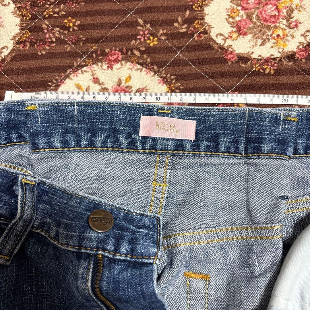 lillilly リルリリー　カットアウトリメイクデニムパンツ
