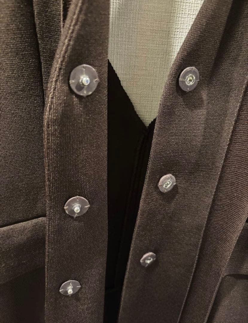 ジャケット・アウター Fetico knitted tailored jacket