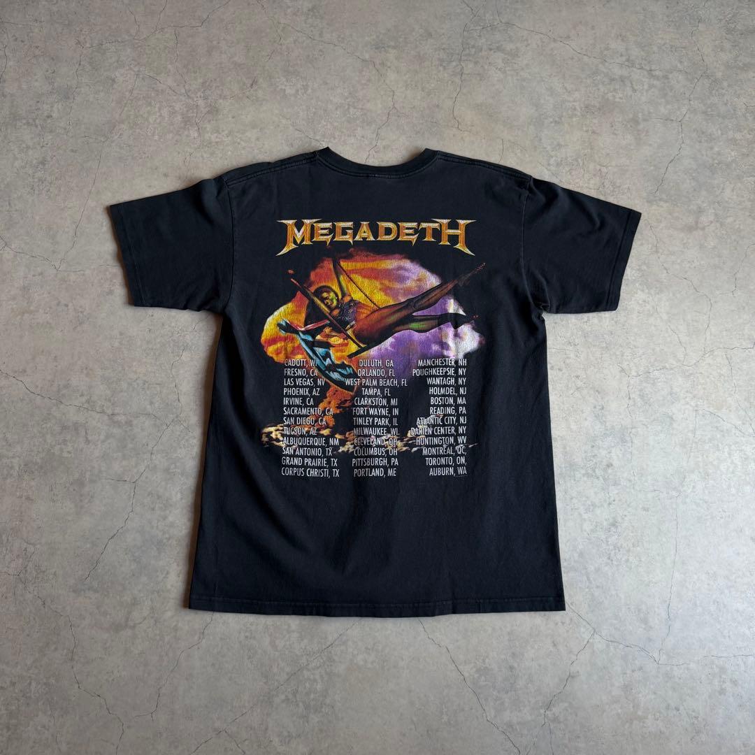 古着00's MEGADETH 】アメリカンツアーバンドTシャツ