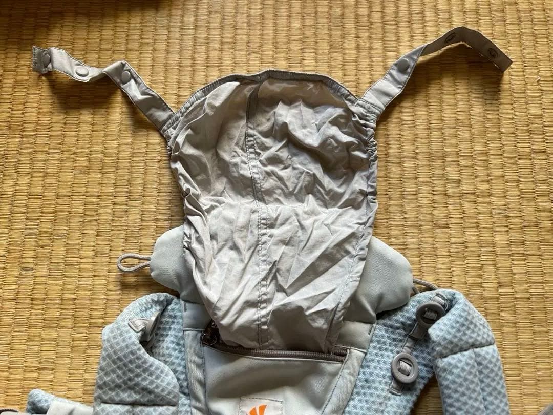 エルゴベビー 抱っこ紐 水色とグレー Ergobaby Omni 360Mesh