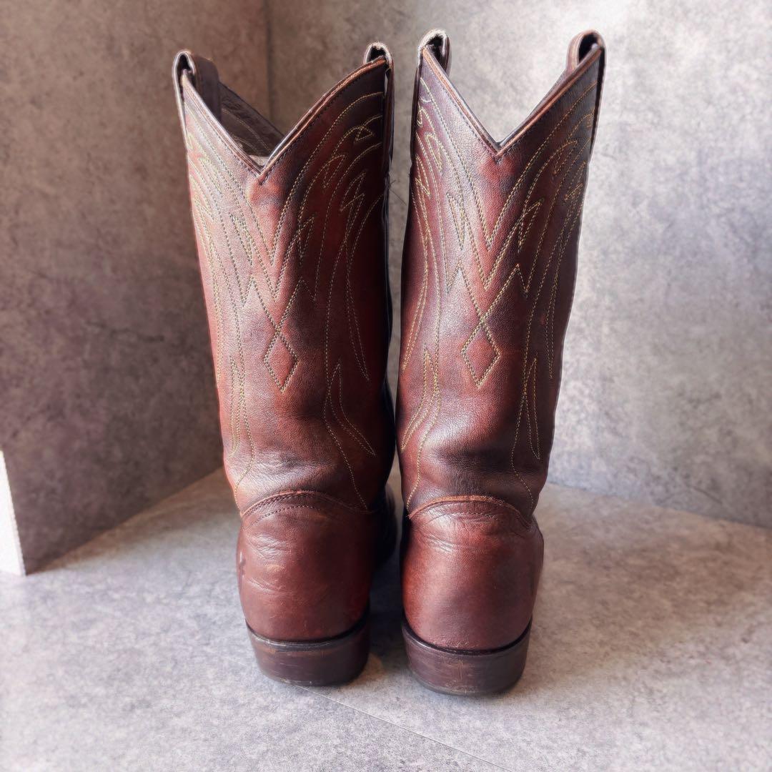 FRYE フライ ウエスタンブーツ 7.5B レザー ブラウン