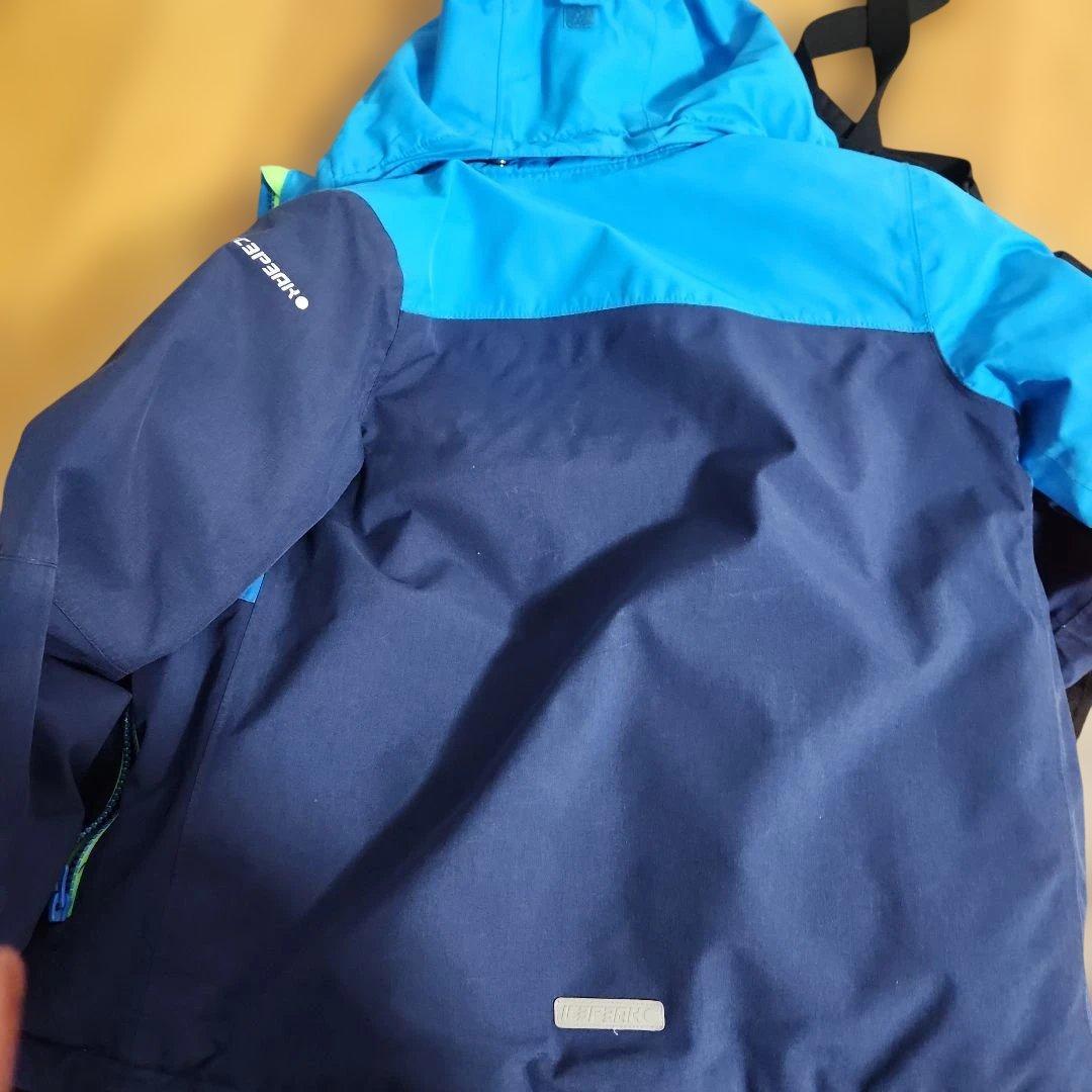 ICEPEAK スキーウェア 7-8歳用 青/緑
