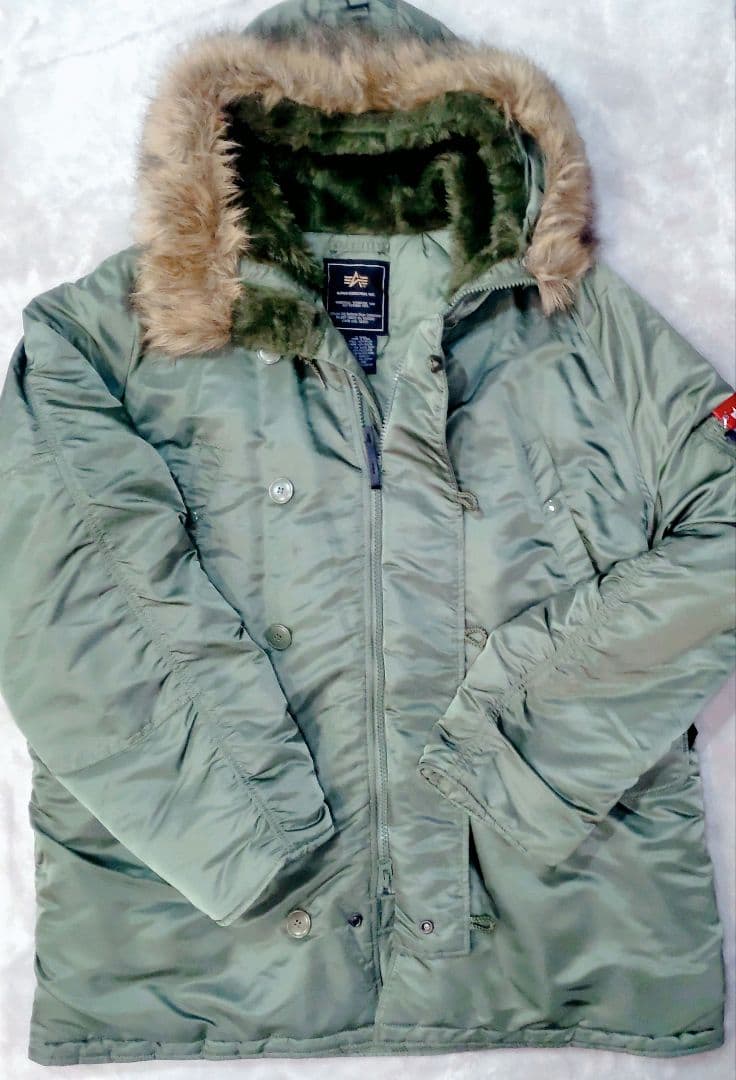 ALPHA N-3B パーカー 4XL セージグリーン 美品