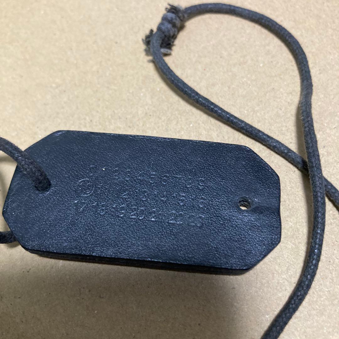 マルジェラ　ドックタグ　ネックレス　　　　 無し　欠損品