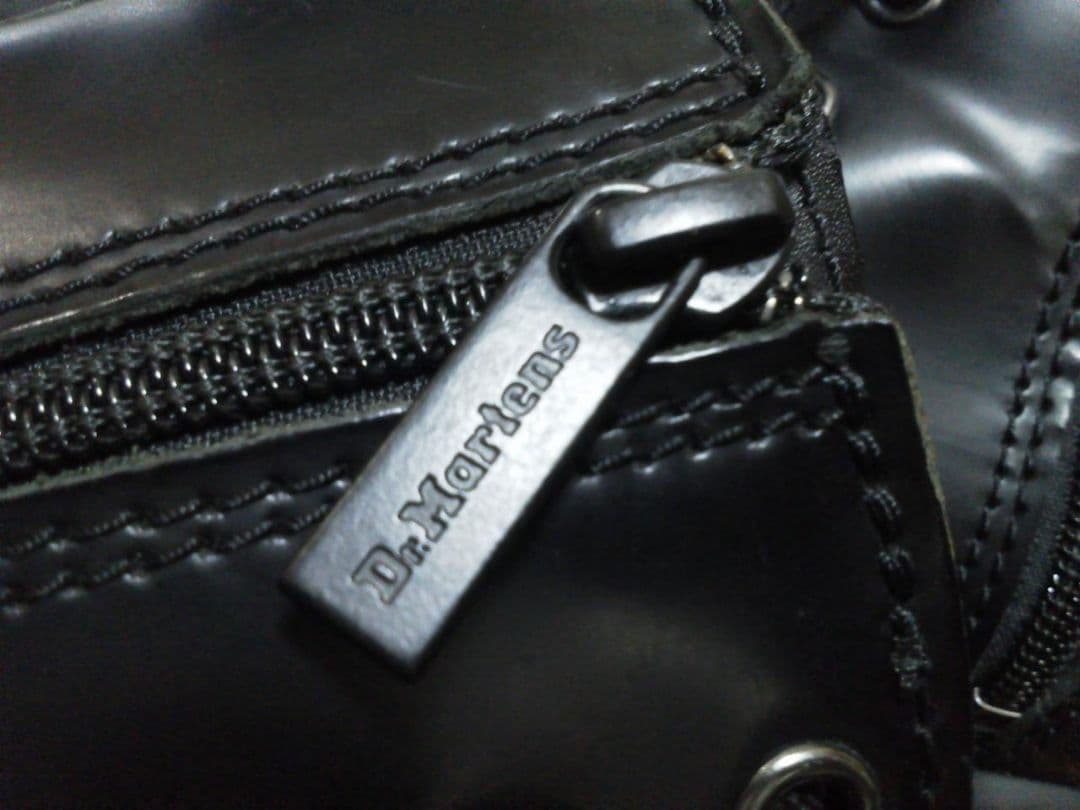 Dr.Martens JADON UK4 黒 厚底 8ホール サイドジップ