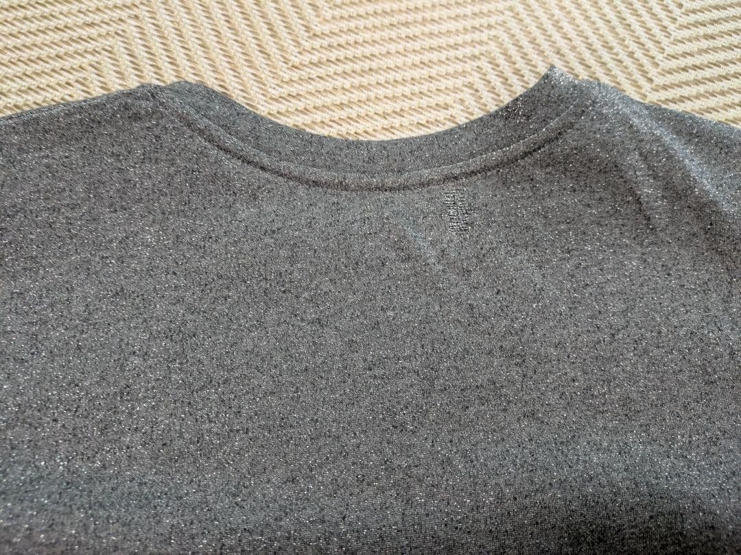 UNITED ARROWS ラメＴシャツ　ダークグレー