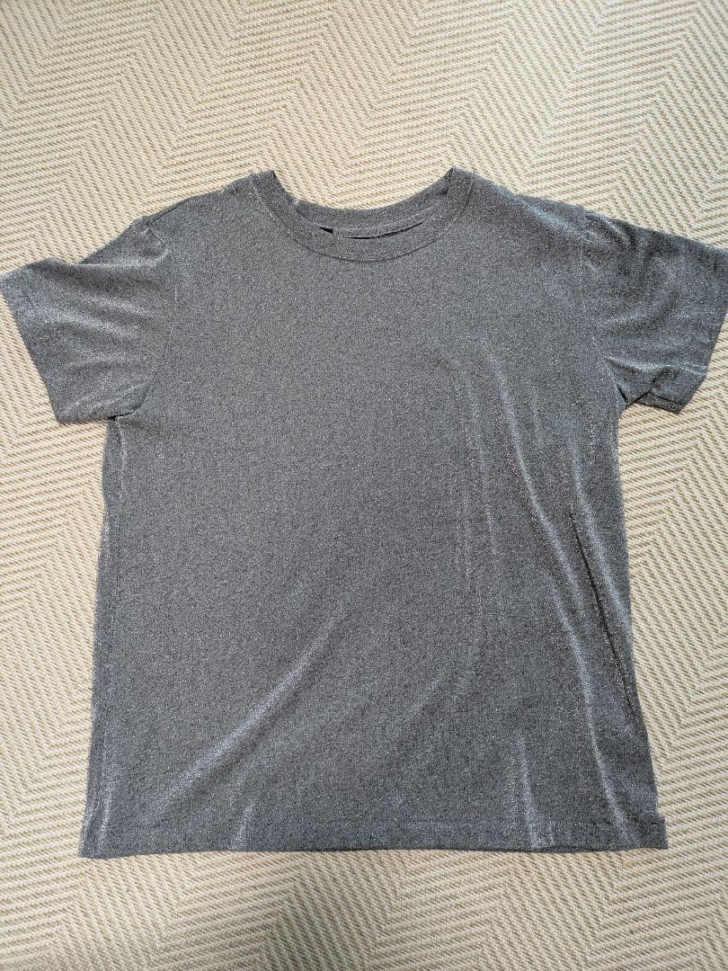 UNITED ARROWS ラメＴシャツ　ダークグレー