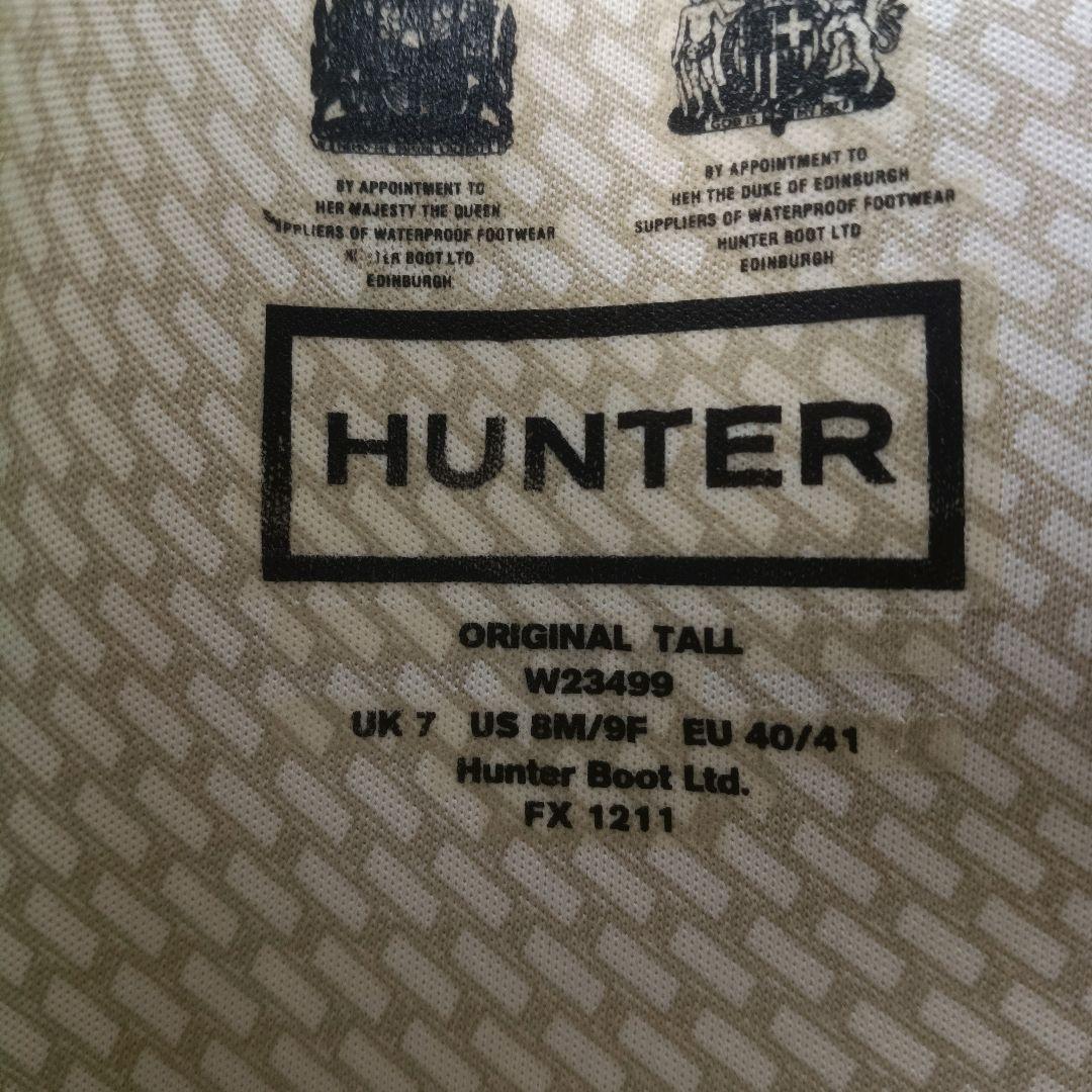 HUNTER ハンター レインブーツ オリジナルトール W23499 UK7