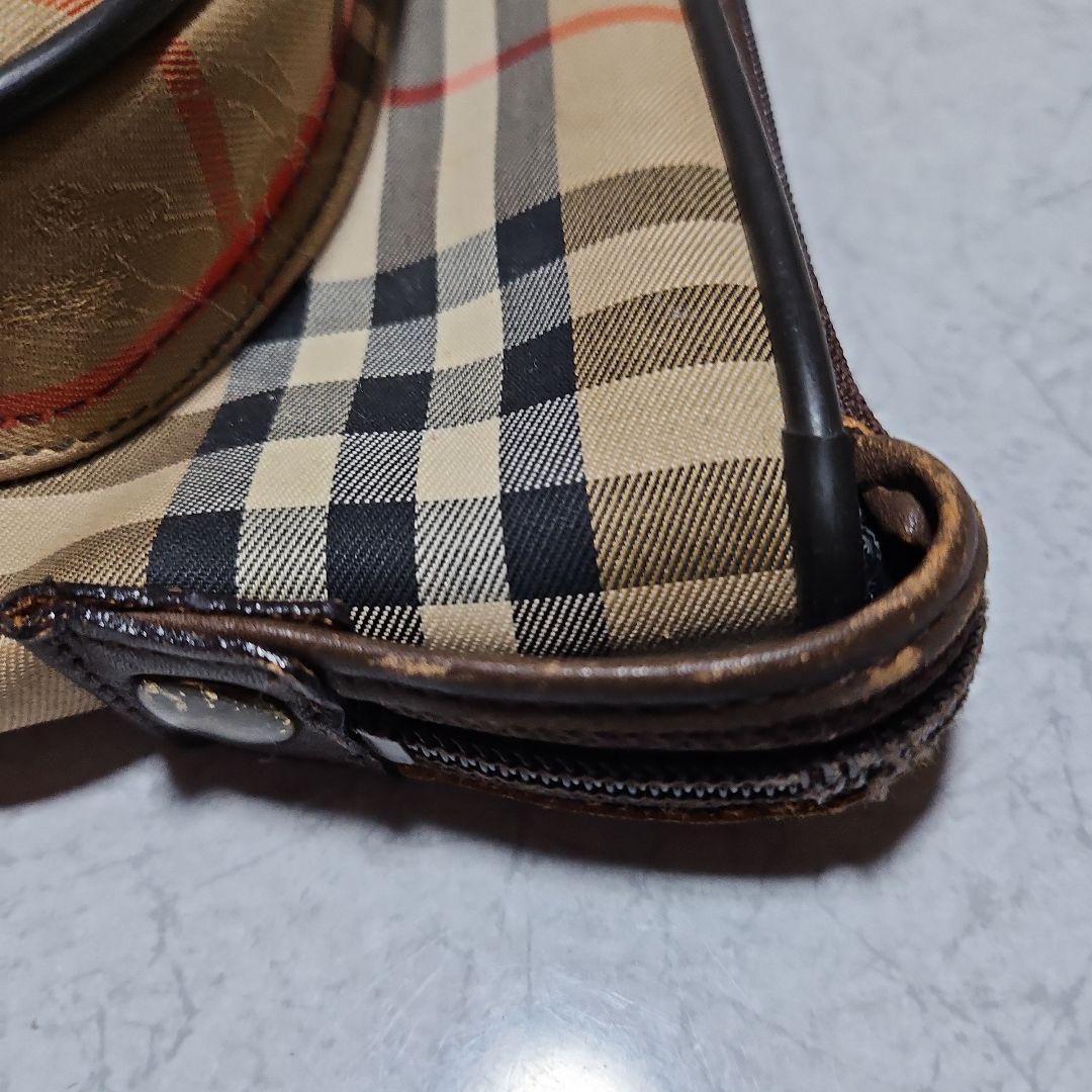 Burberrysバーバリーノバチェックガーメントバッグヴィンテージ品