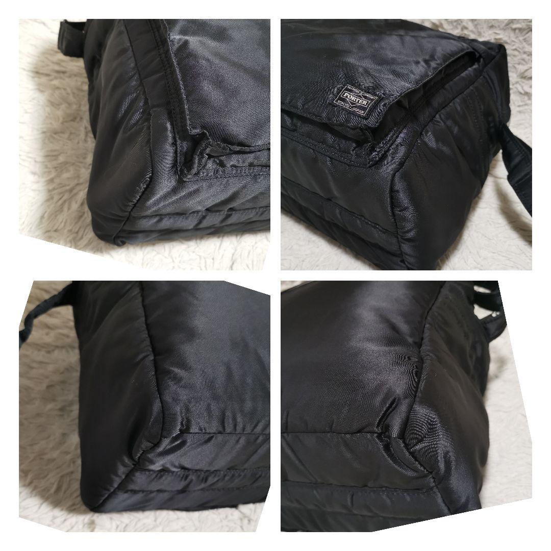 極美品 PORTER タンカー ボストンバッグ ショルダーバッグ ブラック