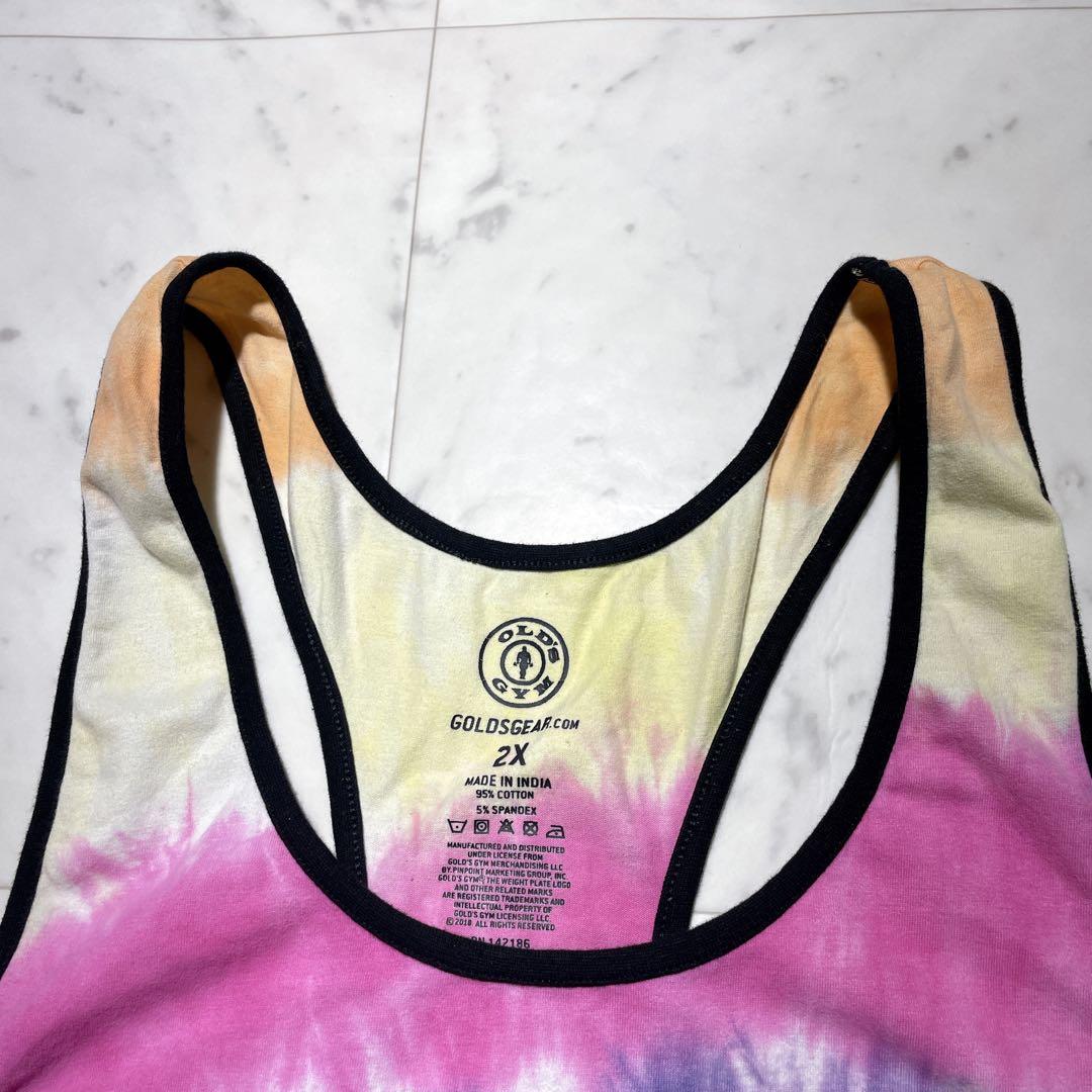 【超希少色】2XL GOLD'S GYM リンガータンクトップ