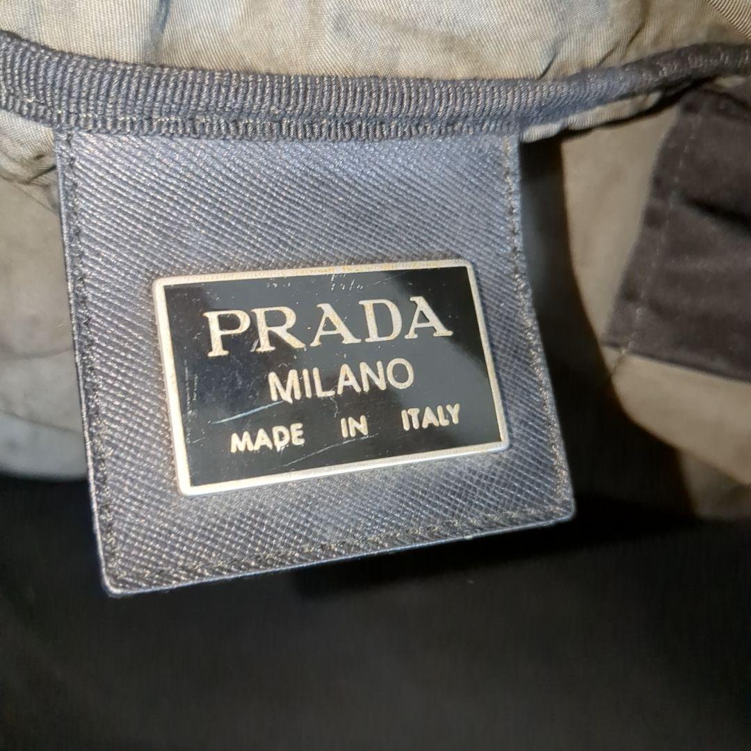 PRADA ボストンバッグ ブラック テスートナイロン 三角ロゴ 旅行バッグ