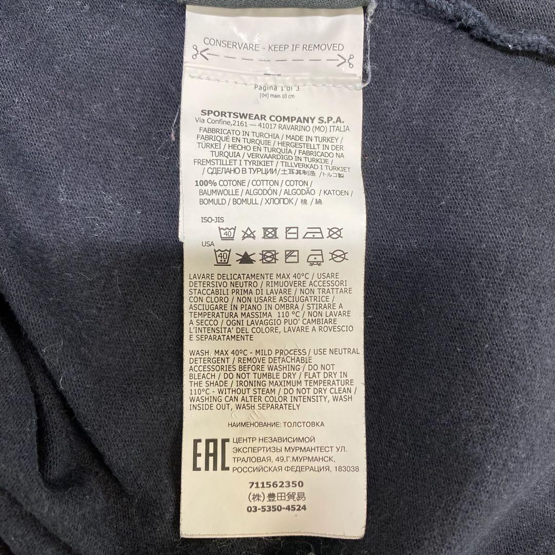 ストーンアイランド　長袖Tシャツ　ロンT ブラック　M 711562350
