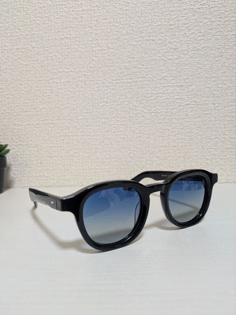 新品未使用 MOSCOT DAHVEN サングラス ブラック×ブルー