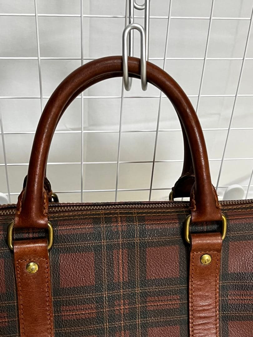 ポロ ラルフローレン　ボストンバッグ　チャーム　ブラシ　POLO 　チェック