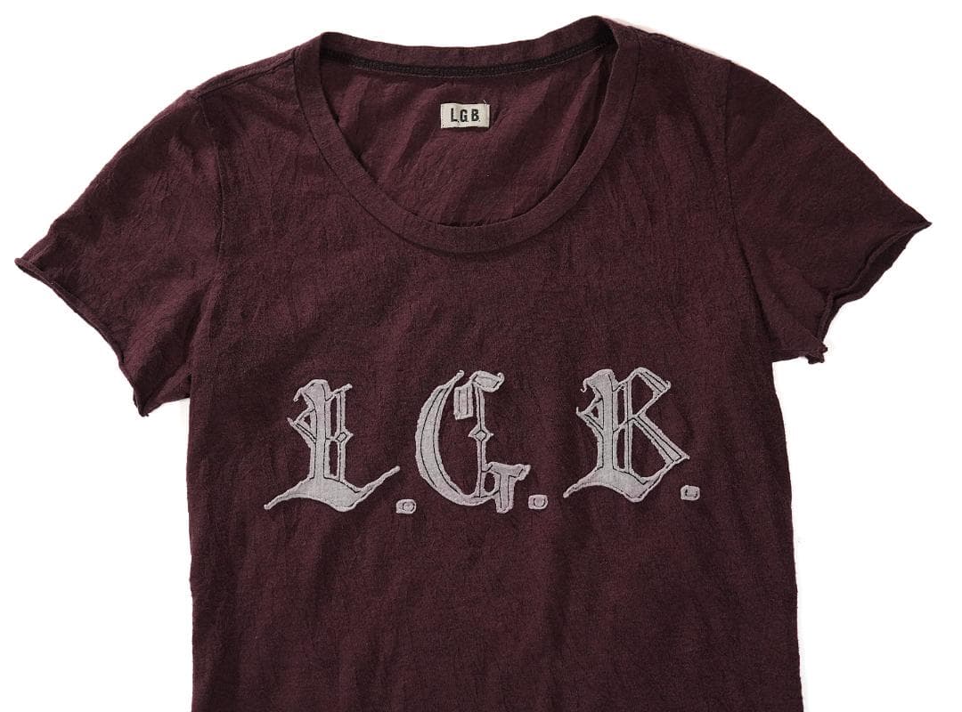 L.G.B ルグランブルー パッチロゴ Tシャツ シワ加工 半袖 Y2K 0