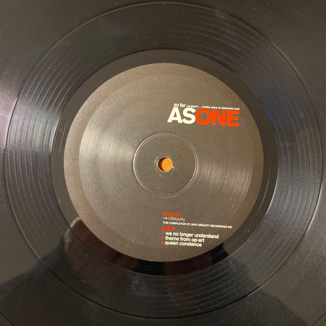 【入手困難】AS ONE / SO FAR (SO GOOD)　3枚組LP