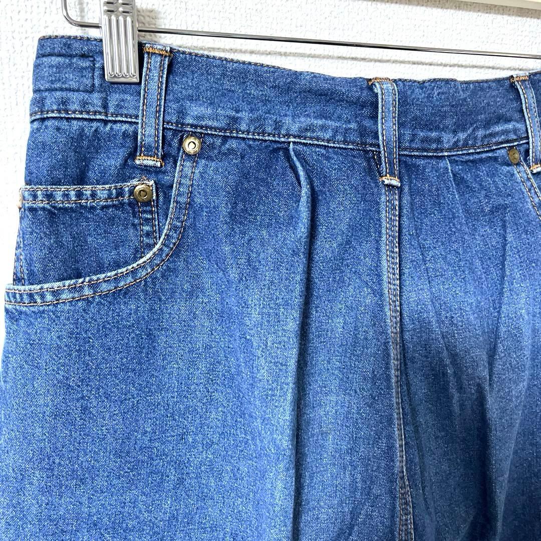 【希少】メルシーボークー×リー コラボ サルエルデニムパンツ うしろまえ仕様M