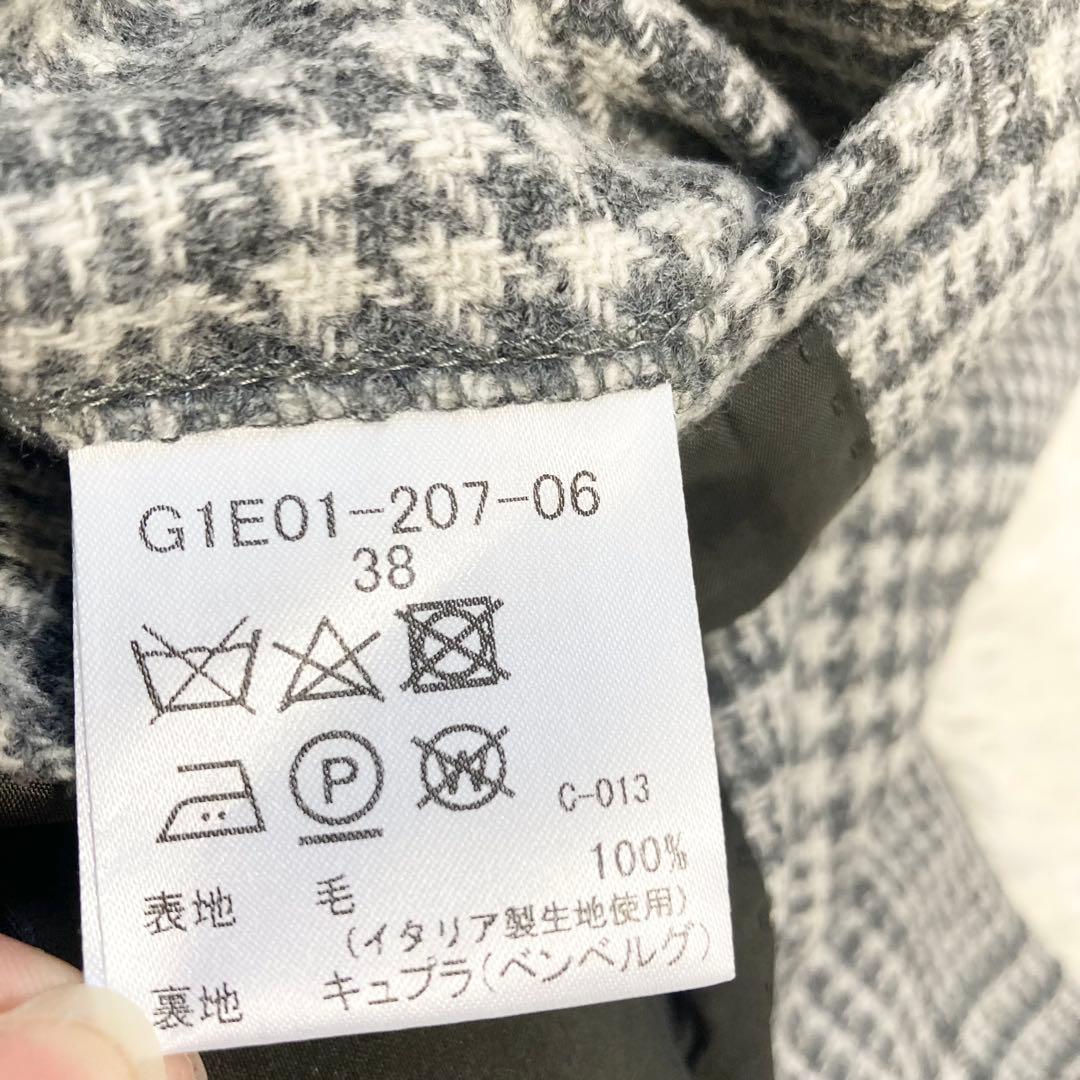 定価8.9万 マッキントッシュ Bottoli グレンチェックツイードジャケット